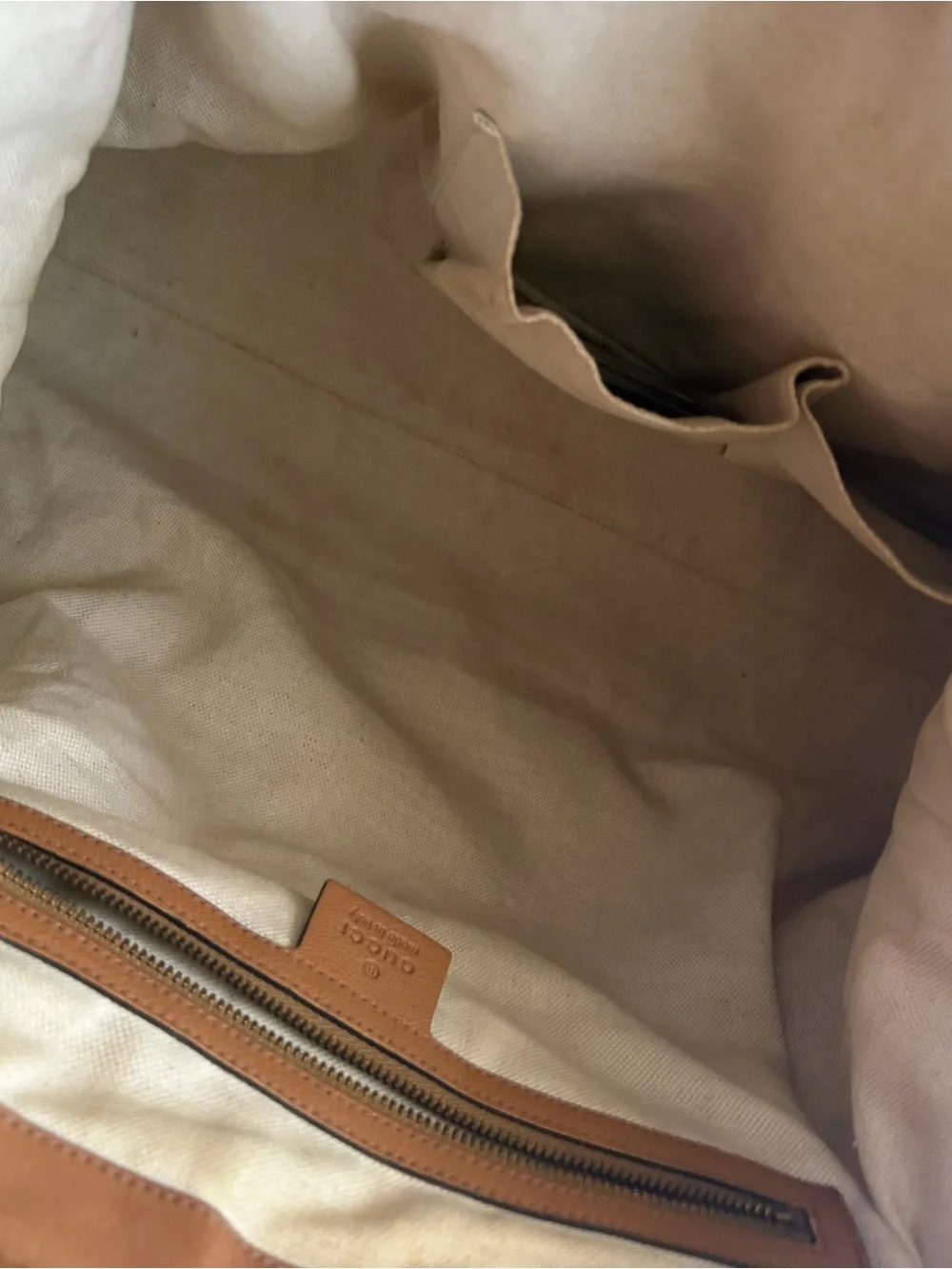 Gucci original monogram canvas large tote